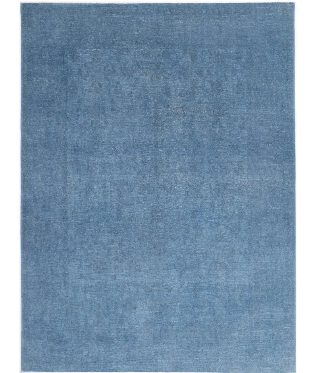 Hand Knotted Overdye Wool Rug - 8'10'' x 11'8''