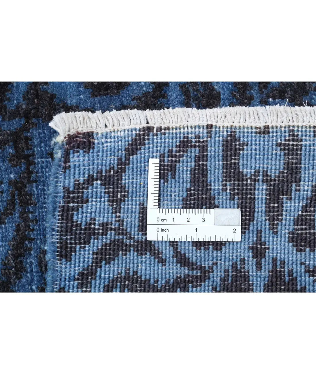 Hand Knotted Overdye Wool Rug - 8'10'' x 11'9''