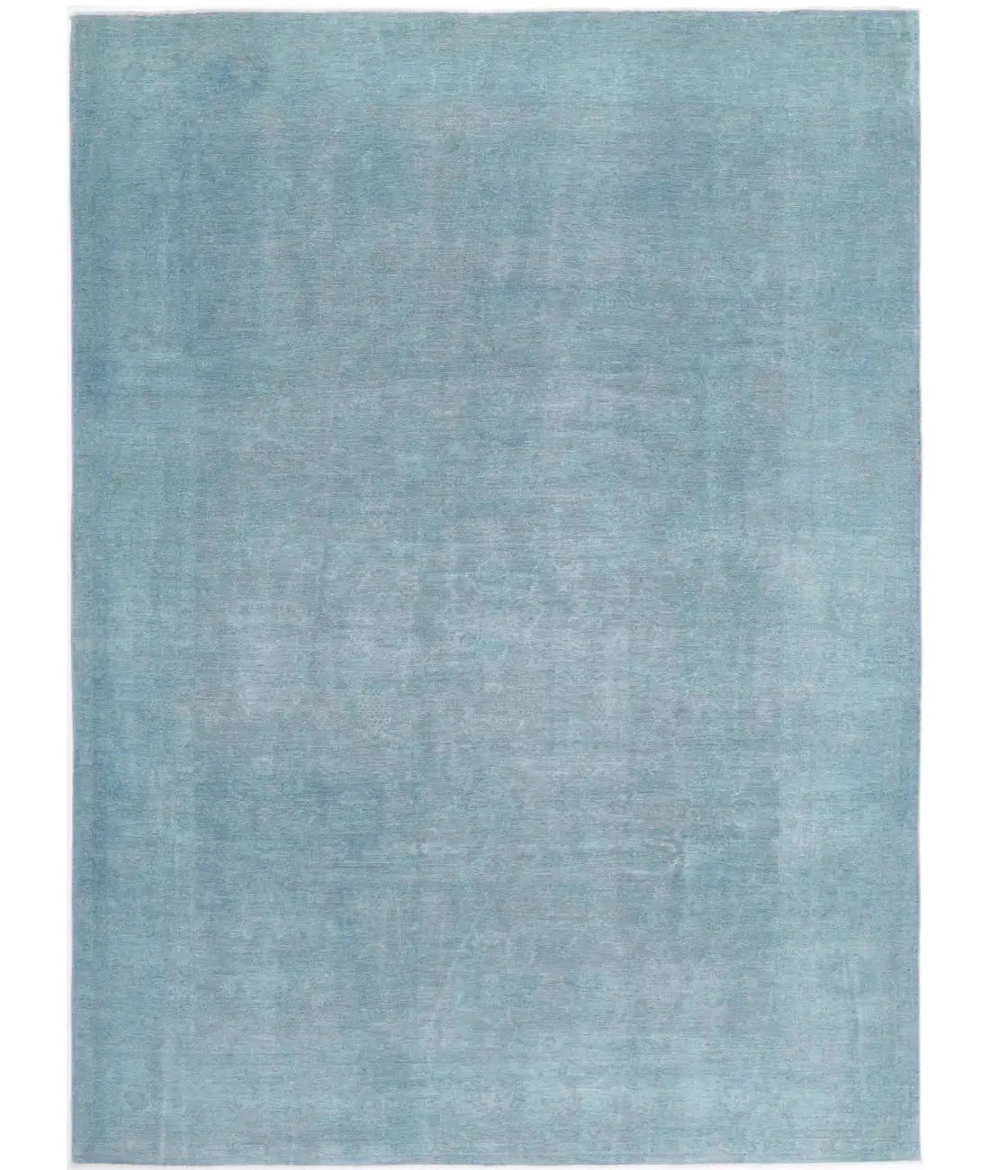 Hand Knotted Overdye Wool Rug - 8'11'' x 12'6''