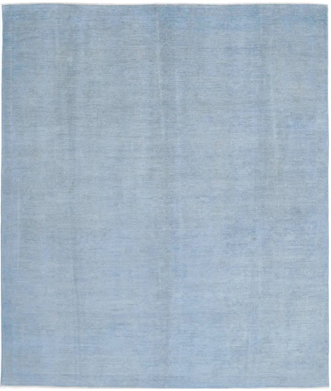 Hand Knotted Overdye Wool Rug - 8'1'' x 9'7''