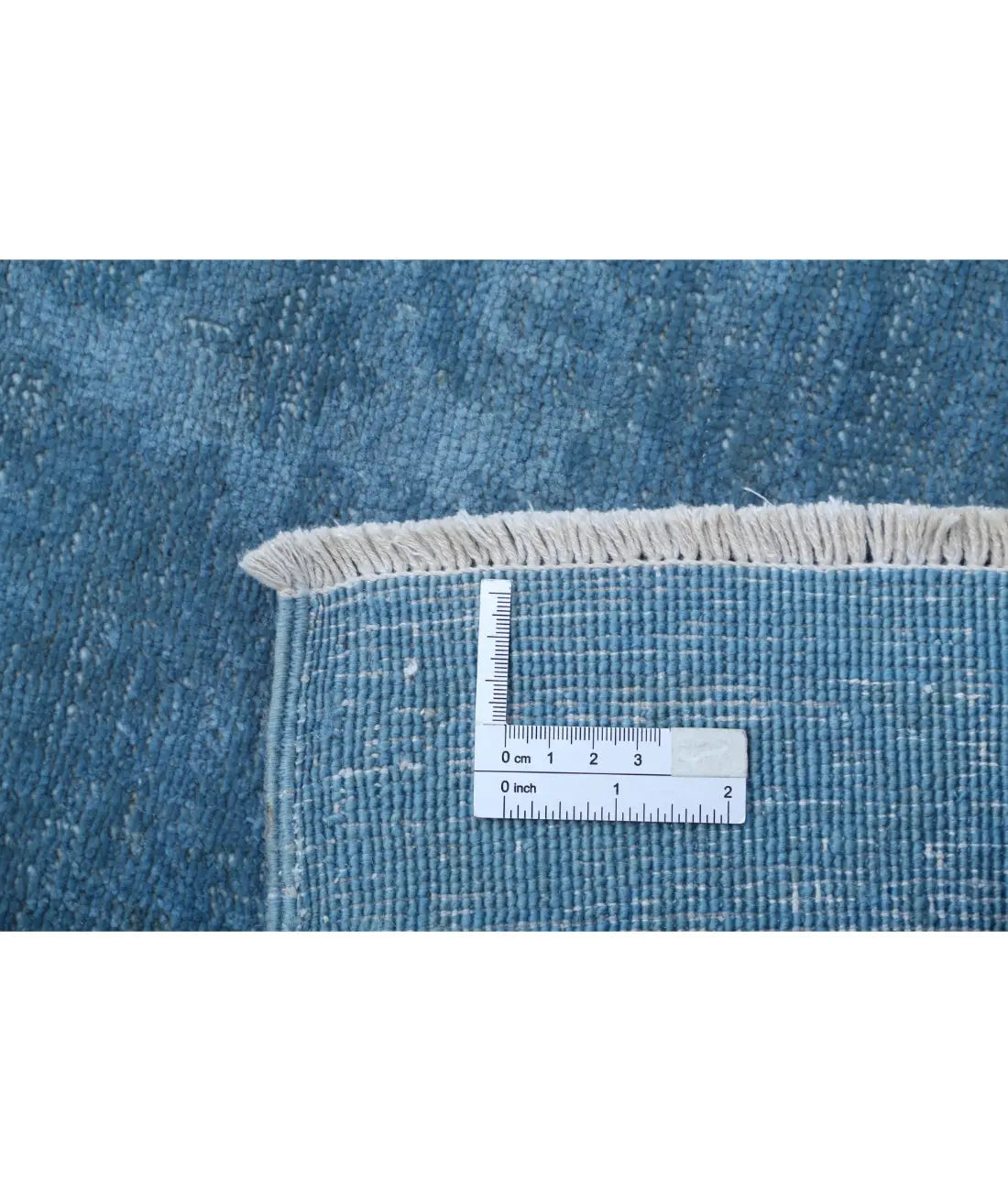 Hand Knotted Overdye Wool Rug - 9'10'' x 12'7''