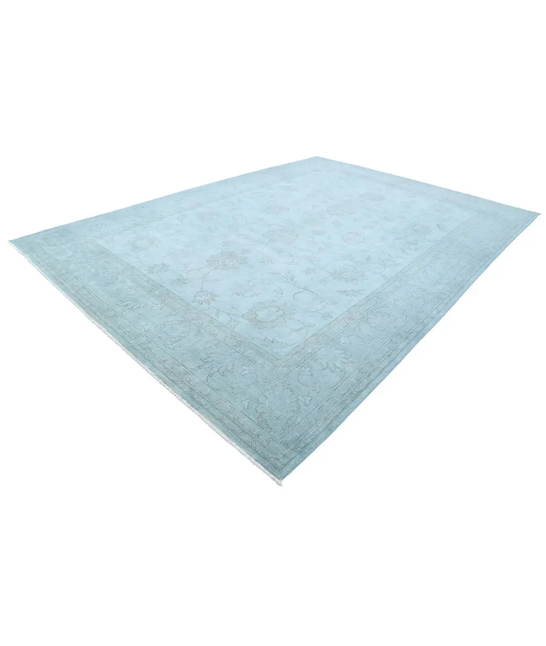 Hand Knotted Overdye Wool Rug - 9'11'' x 13'10''
