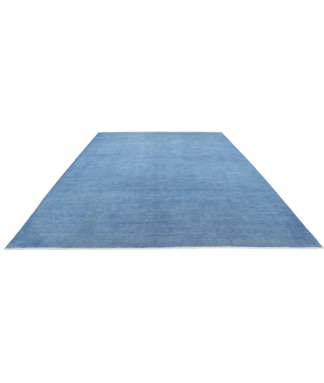 Hand Knotted Overdye Wool Rug - 9'11'' x 13'6''