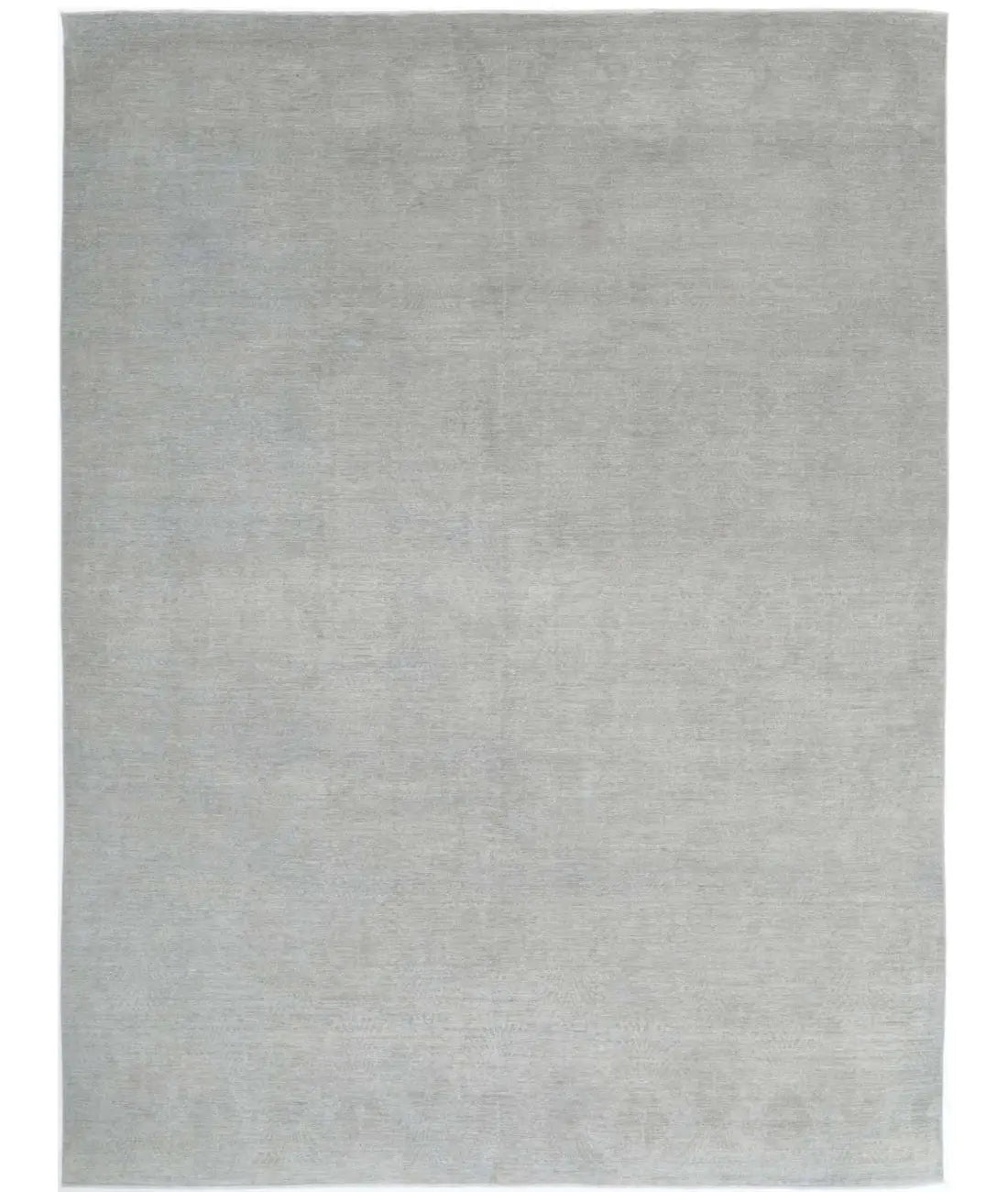 Hand Knotted Overdye Wool Rug - 9'2'' x 12'3''