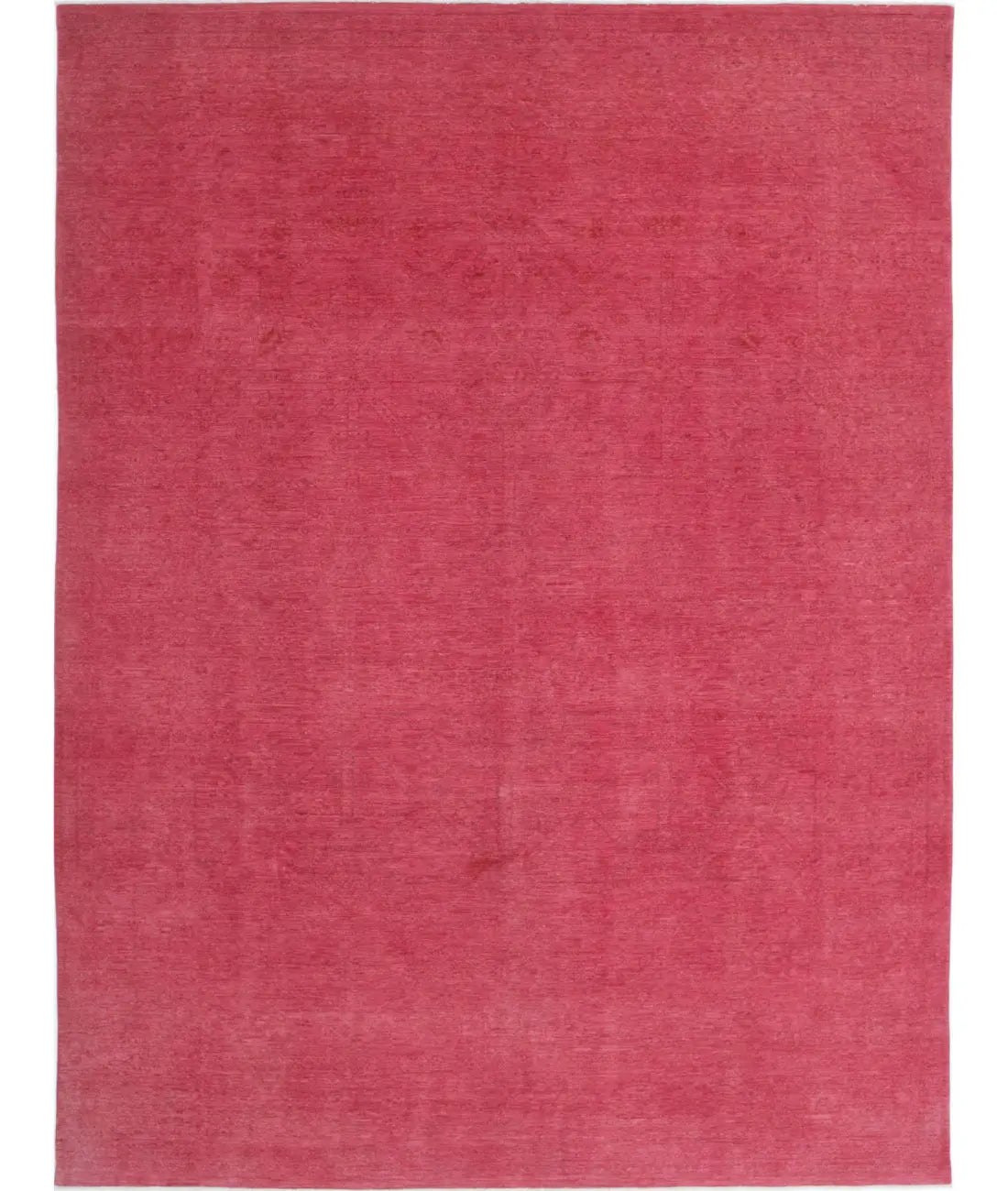 Hand Knotted Overdye Wool Rug - 9'8'' x 12'6''