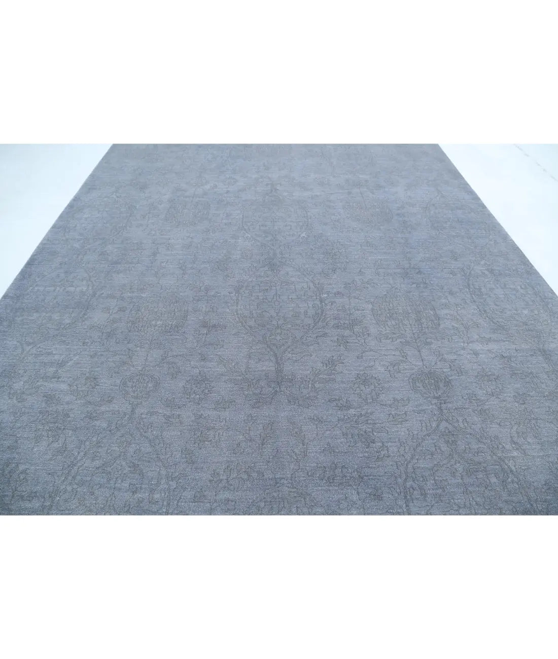 Hand Knotted Overdye Wool Rug - 9'9'' x 13'5''
