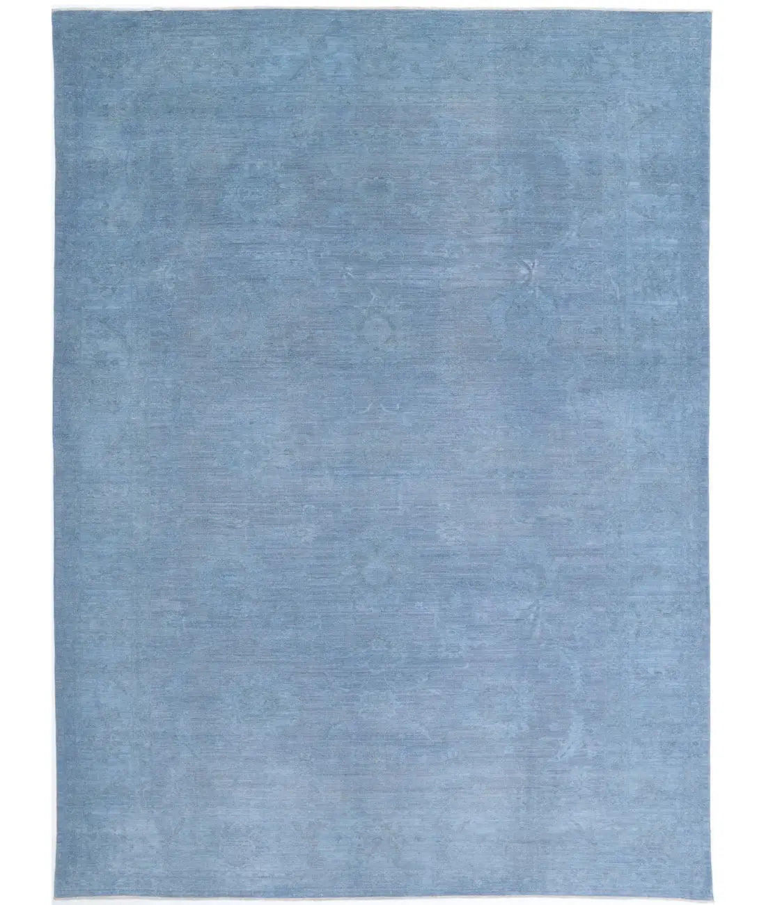 Hand Knotted Overdye Wool Rug - 9'9'' x 13'8''