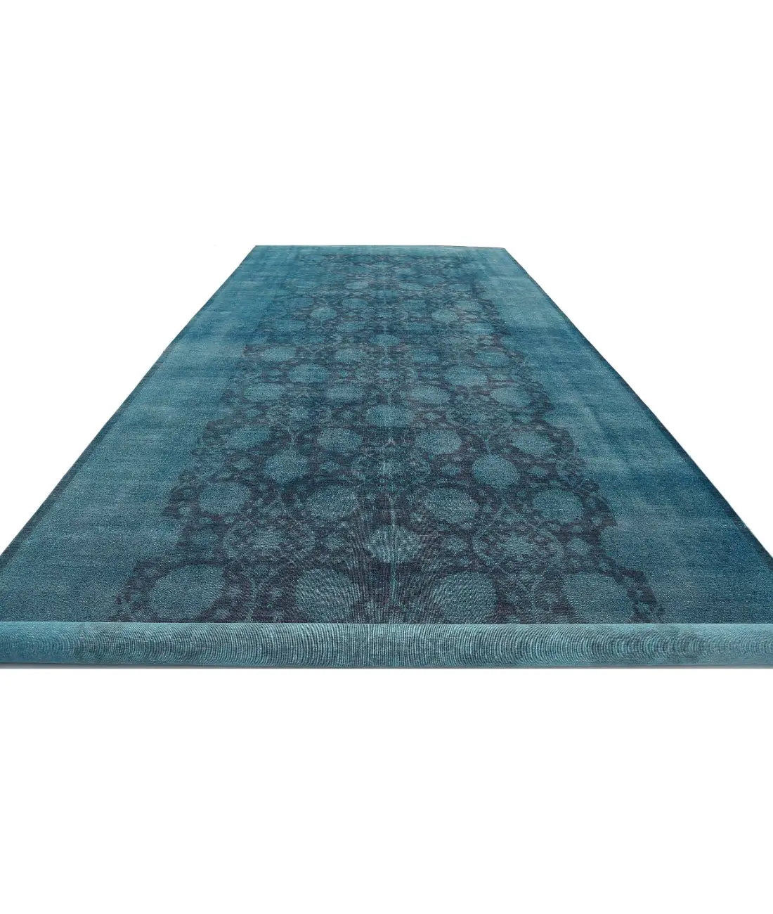 Hand Knotted Overdye Wool Rug - 9'9'' x 25'0'' - Arteverk Rugs Area rug