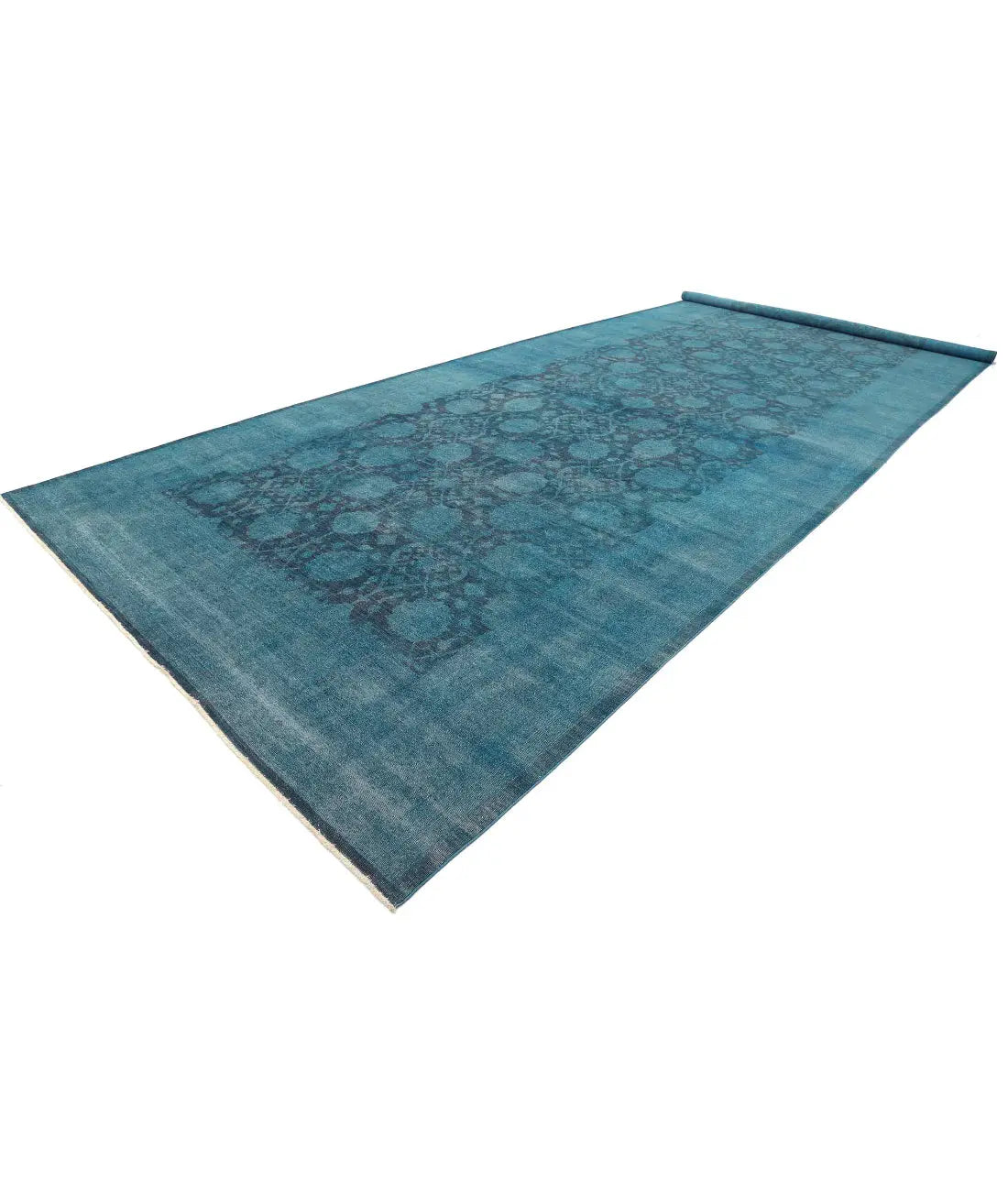 Hand Knotted Overdye Wool Rug - 9'9'' x 25'0'' - Arteverk Rugs Area rug