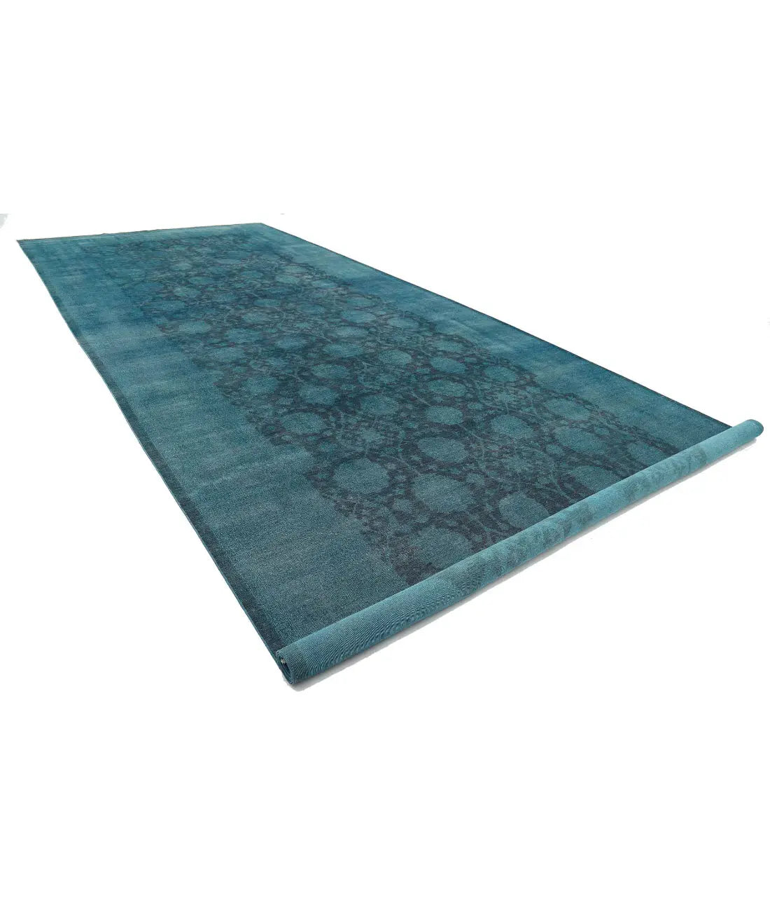 Hand Knotted Overdye Wool Rug - 9'9'' x 25'0'' - Arteverk Rugs Area rug