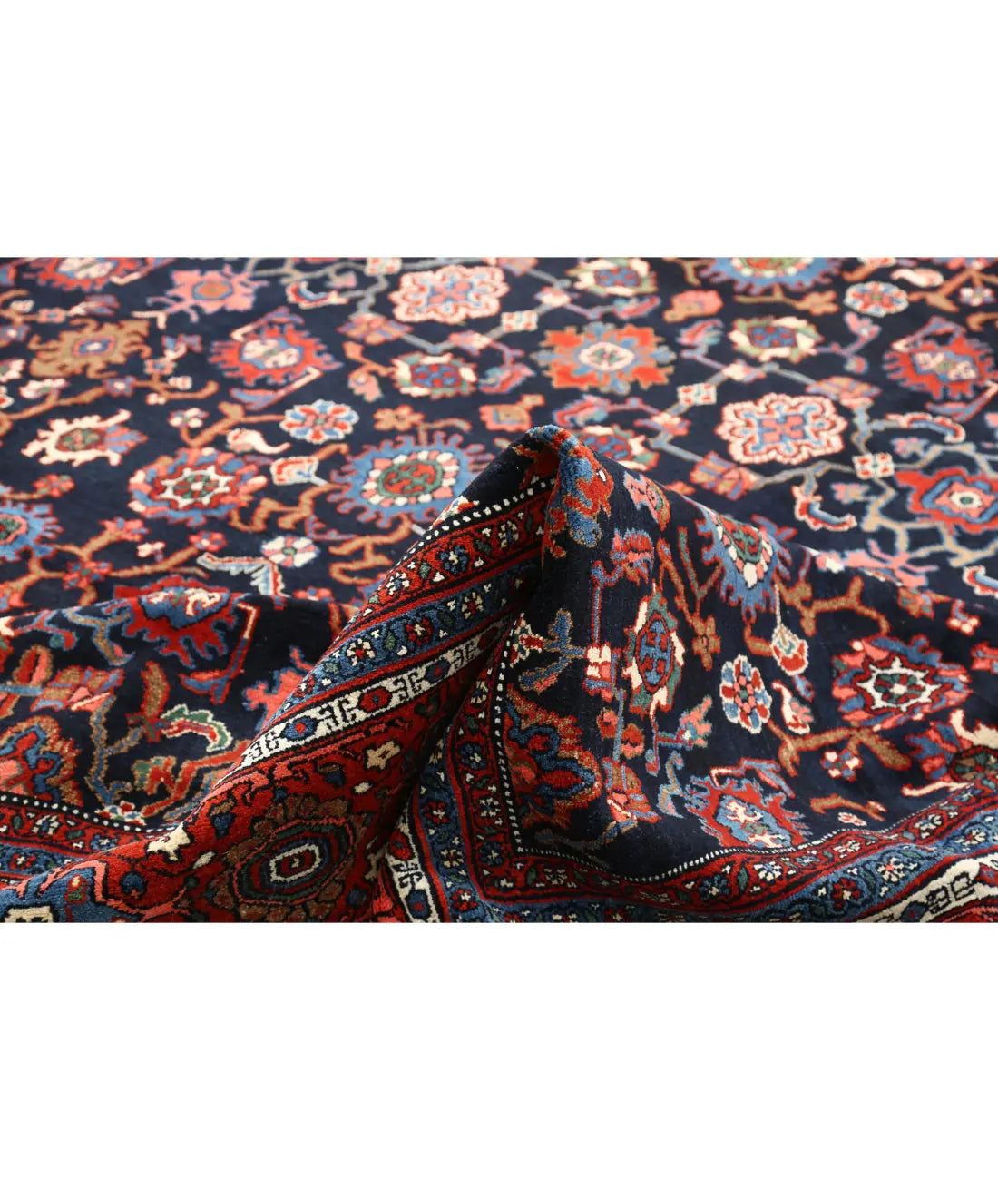 Hand Knotted Persian Bibikabad Wool Rug - 12'8'' x 21'0'' - Arteverk Rugs Area rug