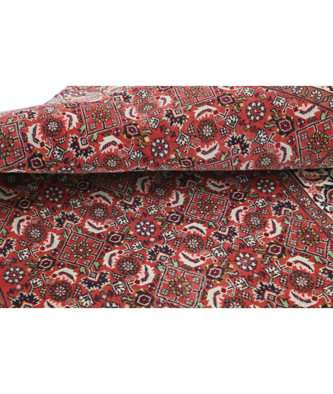 Hand Knotted Oriental Bijar Wool Rug - 2'6'' x 9'2''