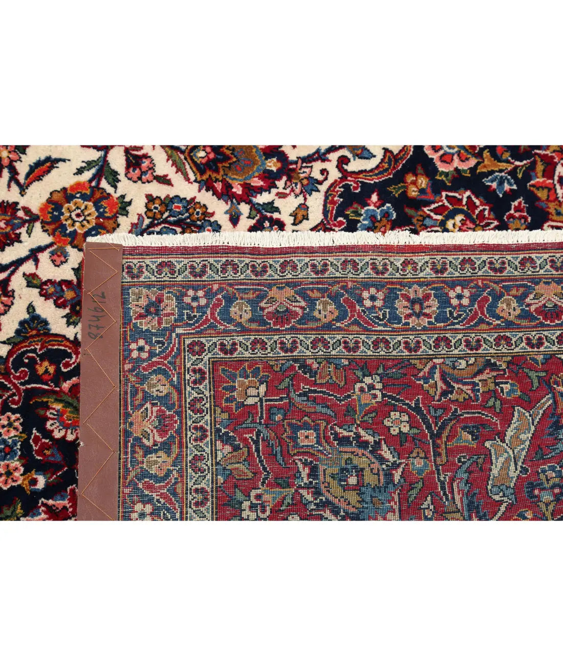 Hand Knotted Persian Kashan Fine Wool Rug - 8'8'' x 15'9'' - Arteverk Rugs Area rug