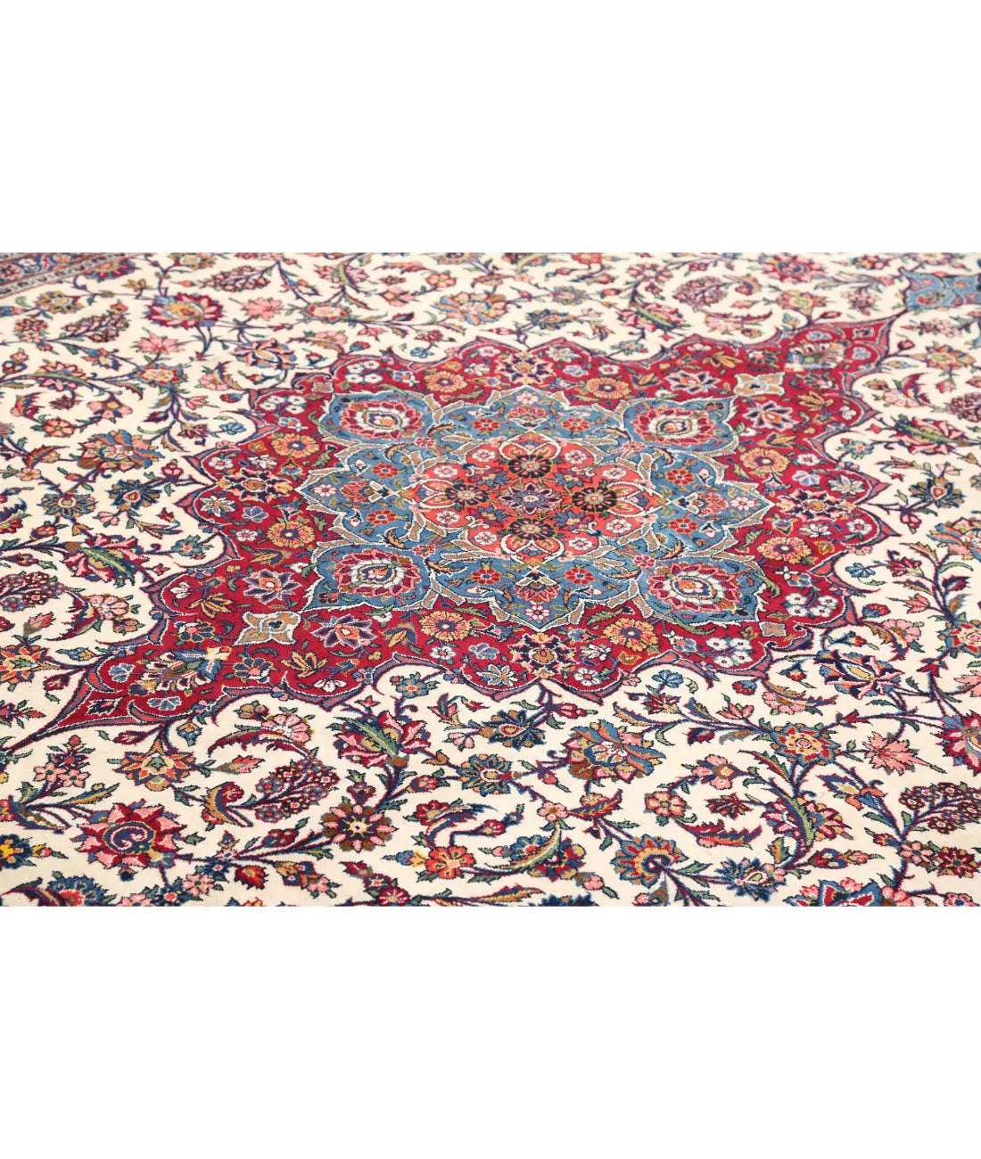 Hand Knotted Persian Kashan Fine Wool Rug - 8'8'' x 15'9'' - Arteverk Rugs Area rug