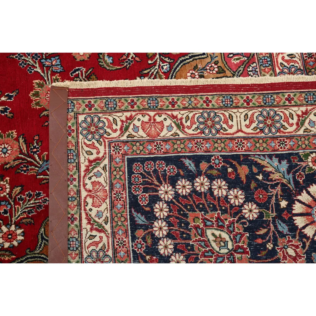 Alfombra persa de lana fina Kerman anudada a mano - 10'11'' x 16'6''