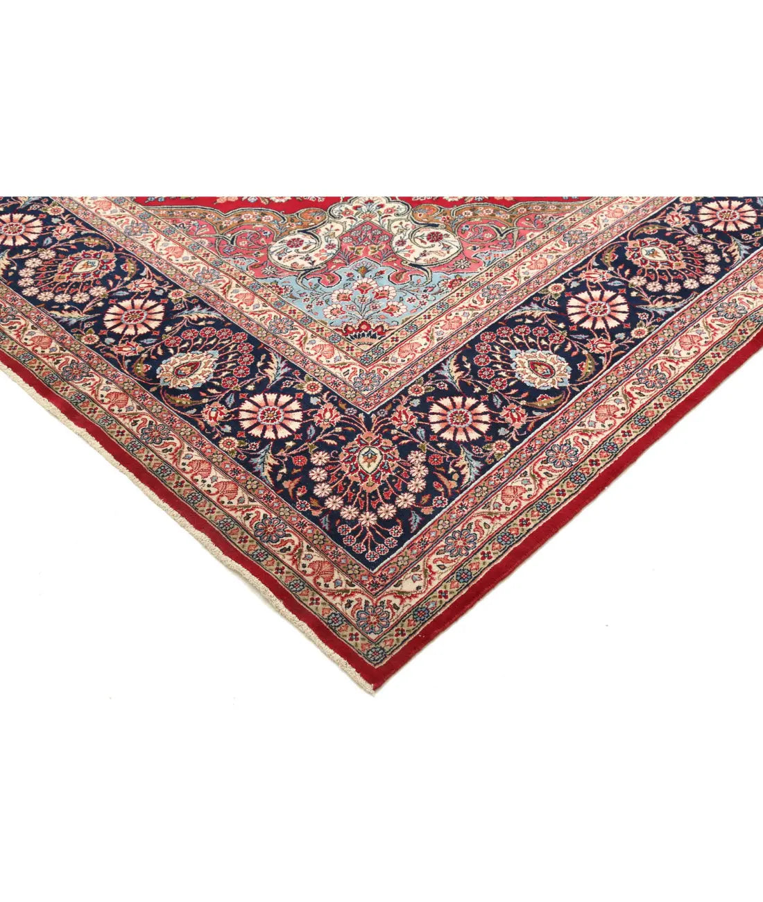 Alfombra persa de lana fina Kerman anudada a mano - 10'11'' x 16'6''