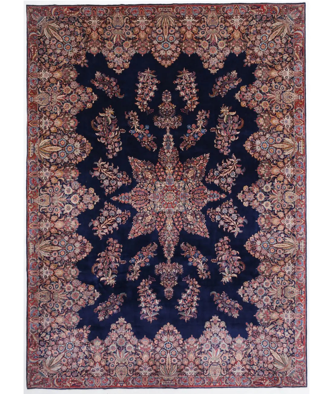 Hand Knotted Persian Kerman Fine Wool Rug - 11&#39;9&#39;&#39; x 16&#39;8&#39;&#39; - Arteverk Rugs Area rug