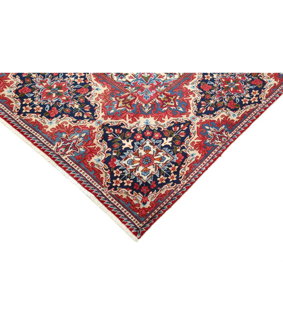 Hand Knotted Persian Kerman Wool Rug - 9'9'' x 12'9'' - Arteverk Rugs Area rug