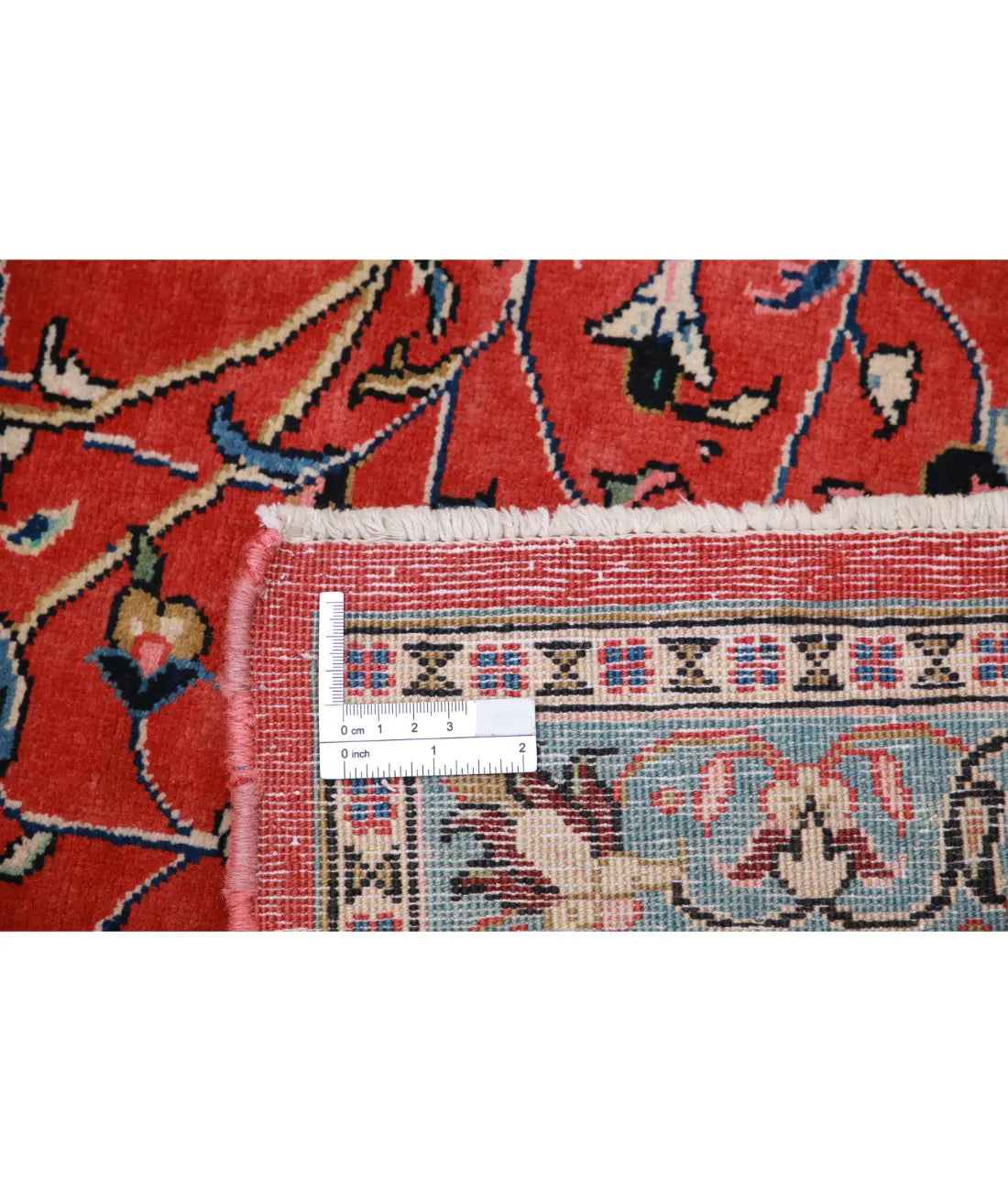 Alfombra persa de lana Tabriz anudada a mano - 8'11'' x 12'4''