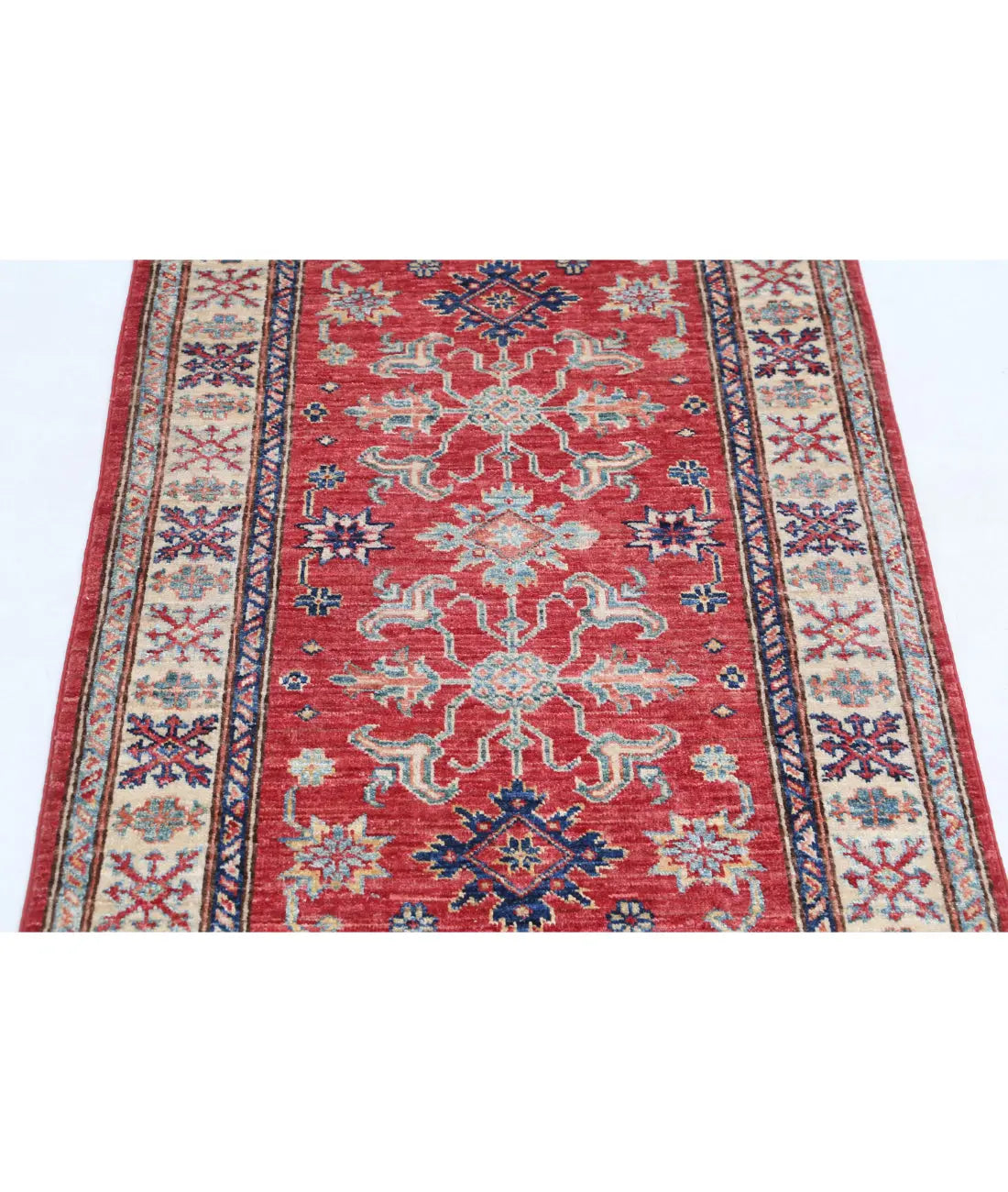 Hand Knotted Royal Kazak Wool Rug - 2'10'' x 4'0'' - Arteverk Rugs Area rug