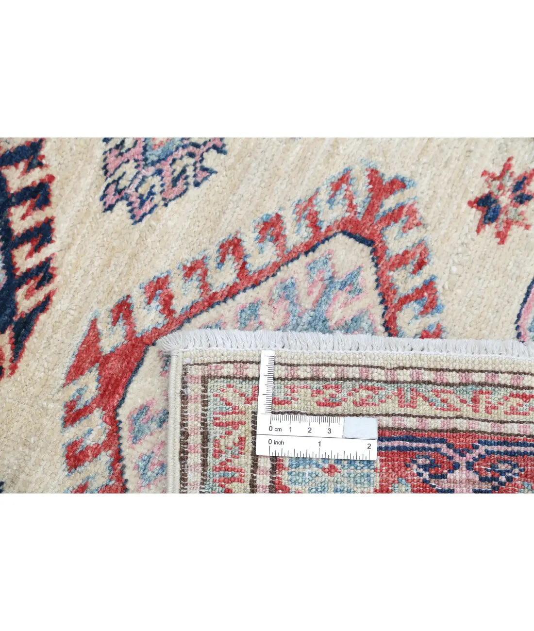 Hand Knotted Royal Kazak Wool Rug - 2'4'' x 6'3''