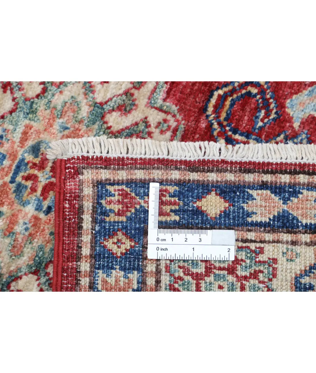 Hand Knotted Royal Kazak Wool Rug - 2'7'' x 4'0''