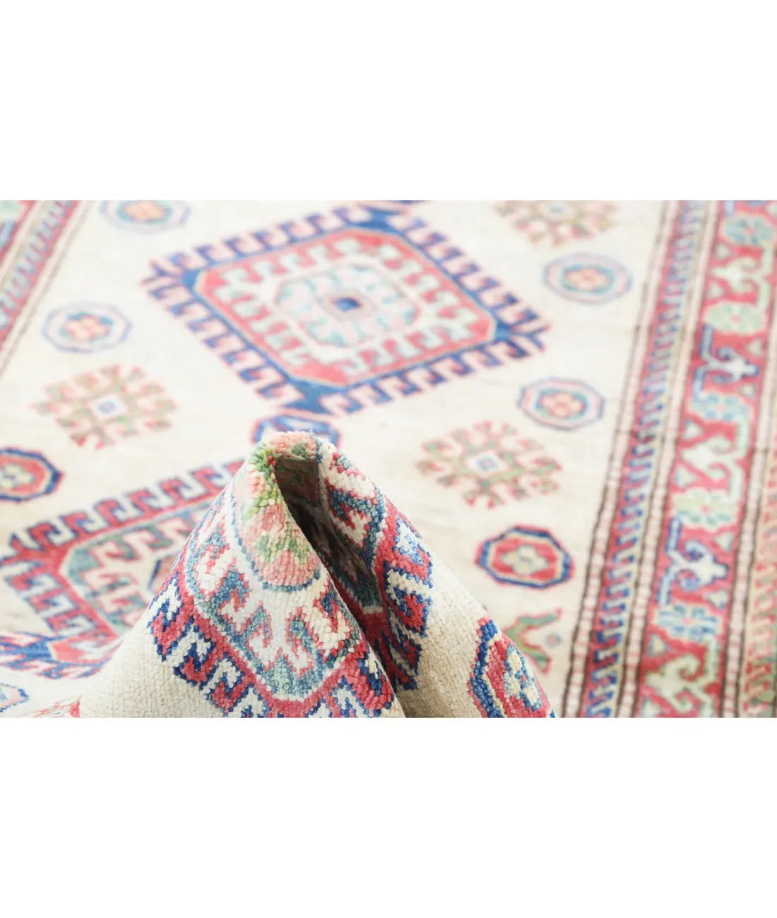 Hand Knotted Royal Kazak Wool Rug - 2'7'' x 6'2'' - Arteverk Rugs Area rug