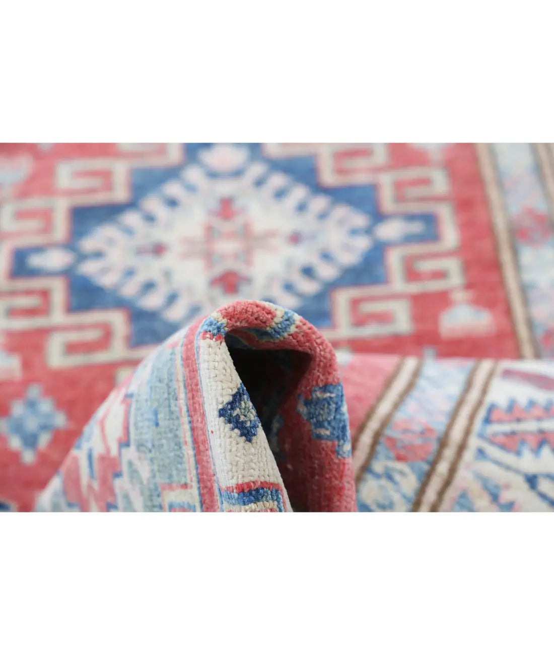 Hand Knotted Royal Kazak Wool Rug - 2'7'' x 8'10'' - Arteverk Rugs Area rug