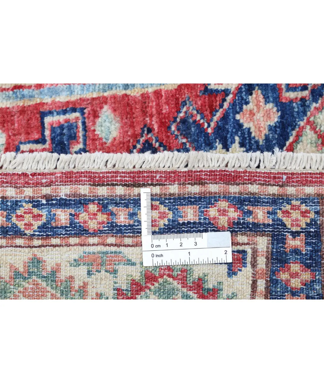 Hand Knotted Royal Kazak Wool Rug - 2'8'' x 4'0''