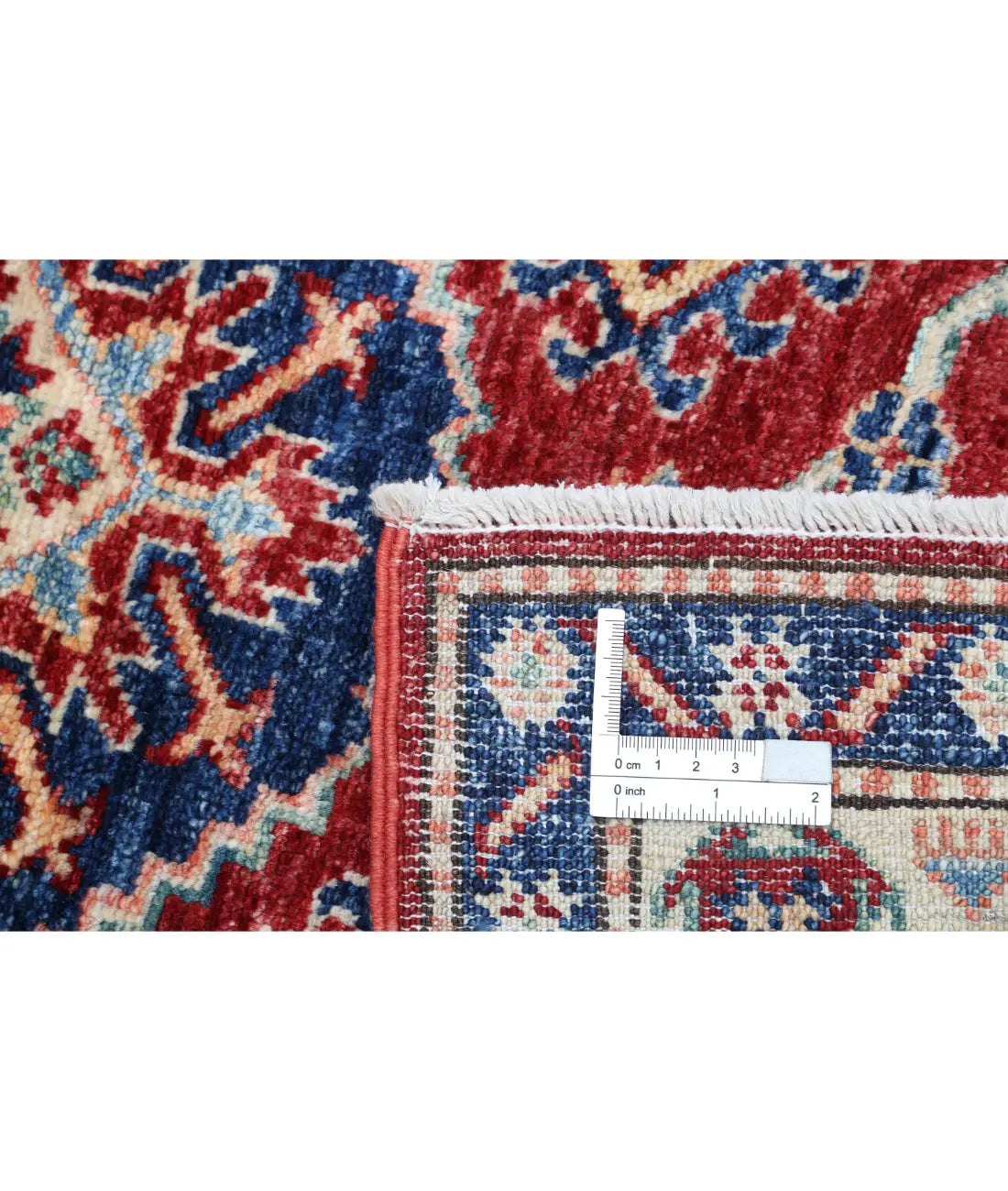 Hand Knotted Royal Kazak Wool Rug - 2'8'' x 4'2''
