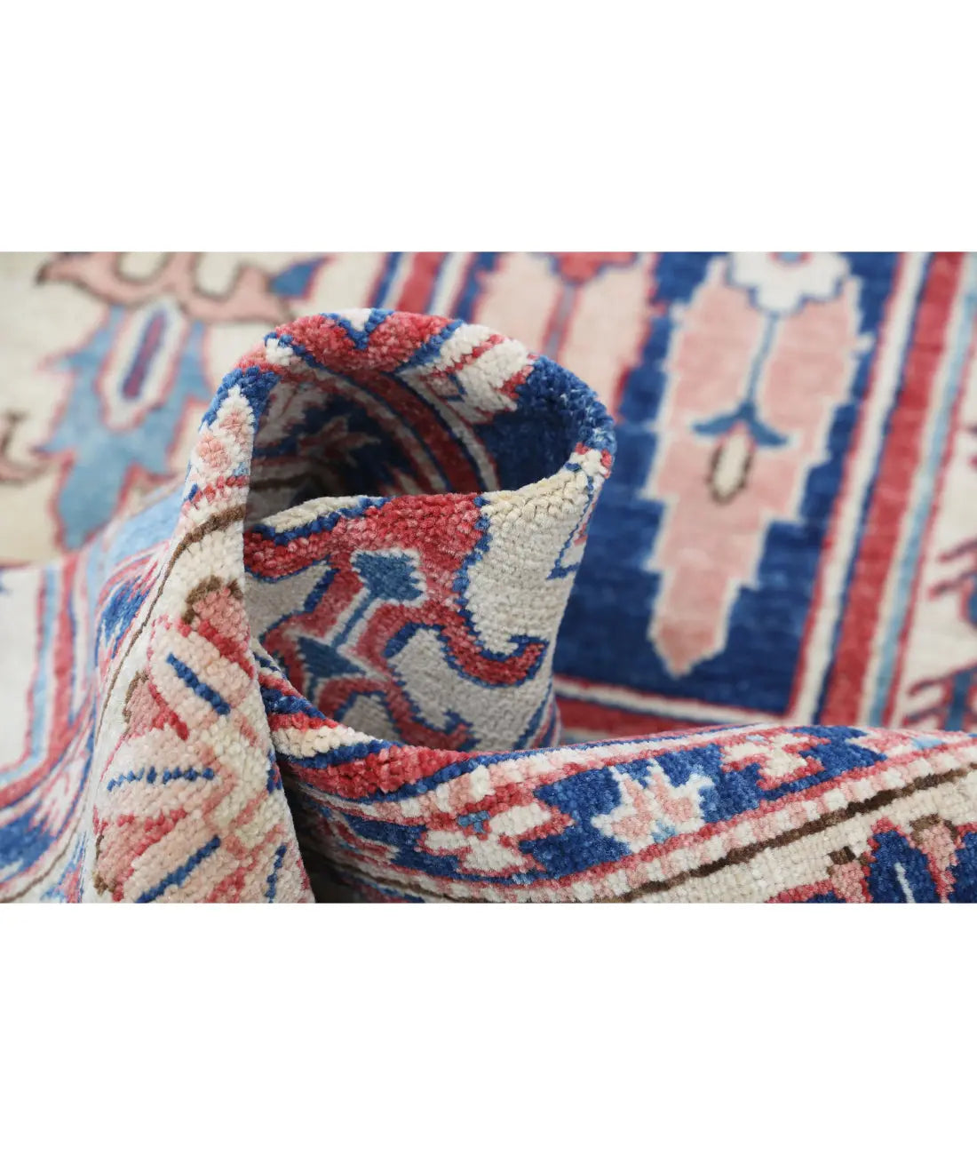 Hand Knotted Royal Kazak Wool Rug - 4'10'' x 6'7'' - Arteverk Rugs Area rug