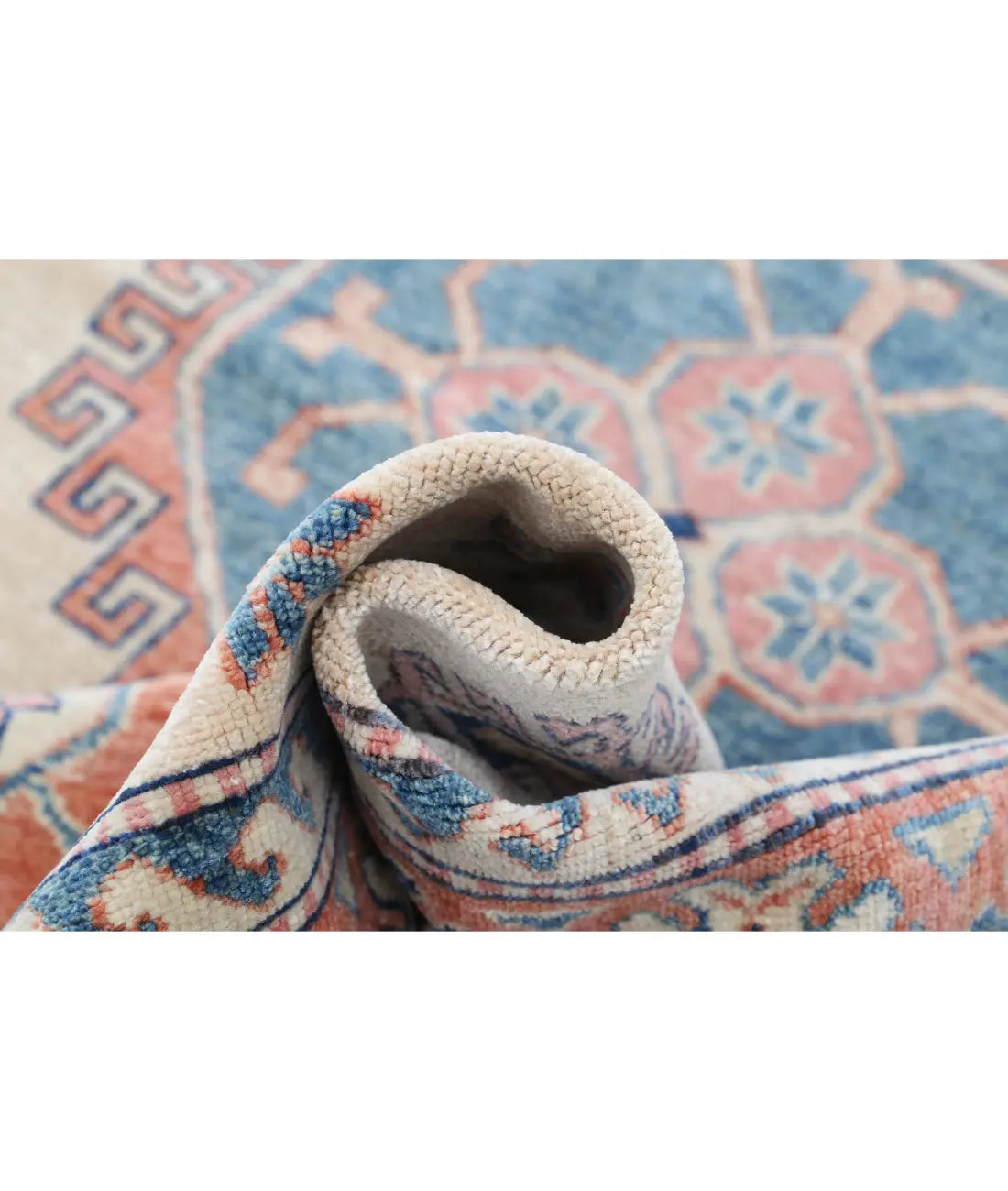 Hand Knotted Royal Kazak Wool Rug - 4'10'' x 6'8'' - Arteverk Rugs Area rug