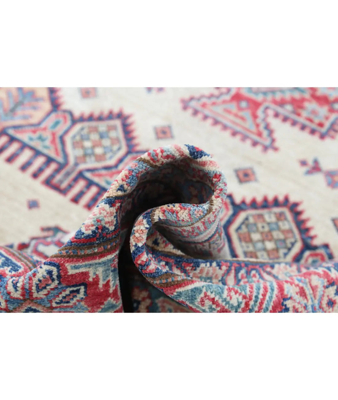 Hand Knotted Royal Kazak Wool Rug - 4'10'' x 7'3'' - Arteverk Rugs Area rug