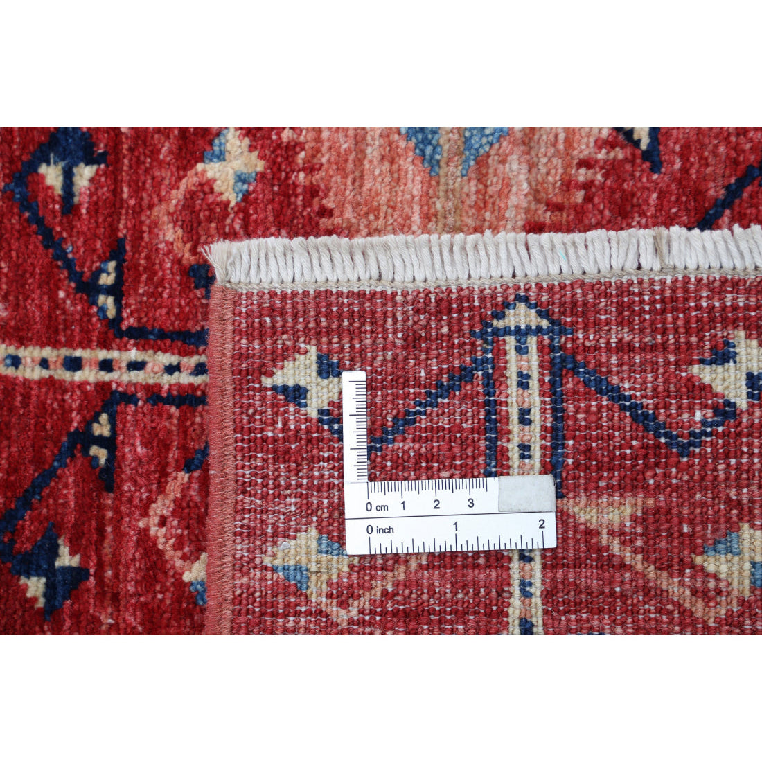 Hand Knotted Royal Kazak Wool Rug - 4'11'' x 6'6''