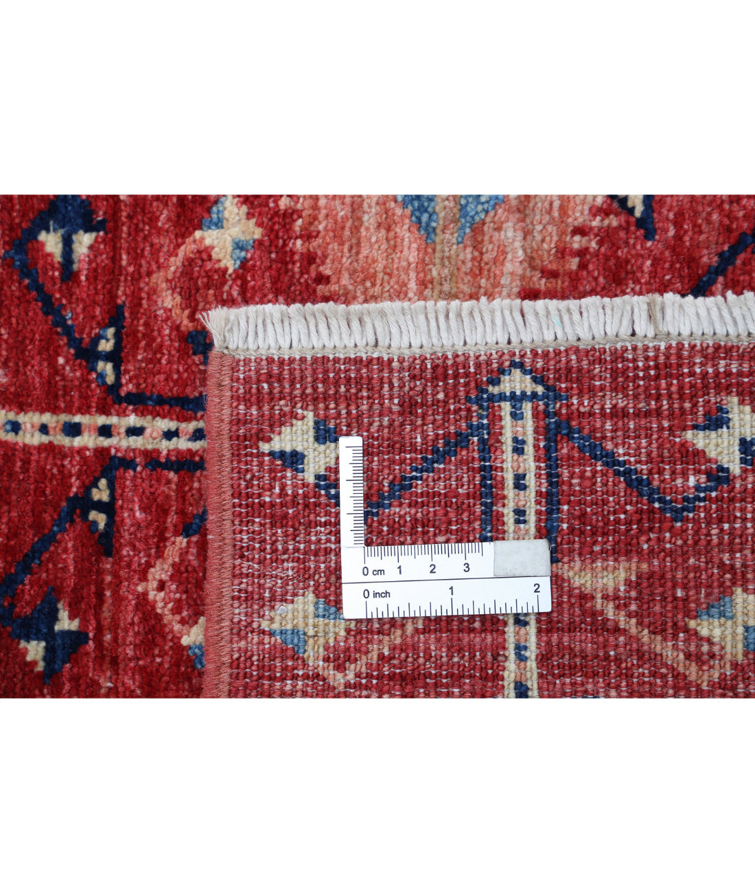 Hand Knotted Royal Kazak Wool Rug - 4'11'' x 6'6''