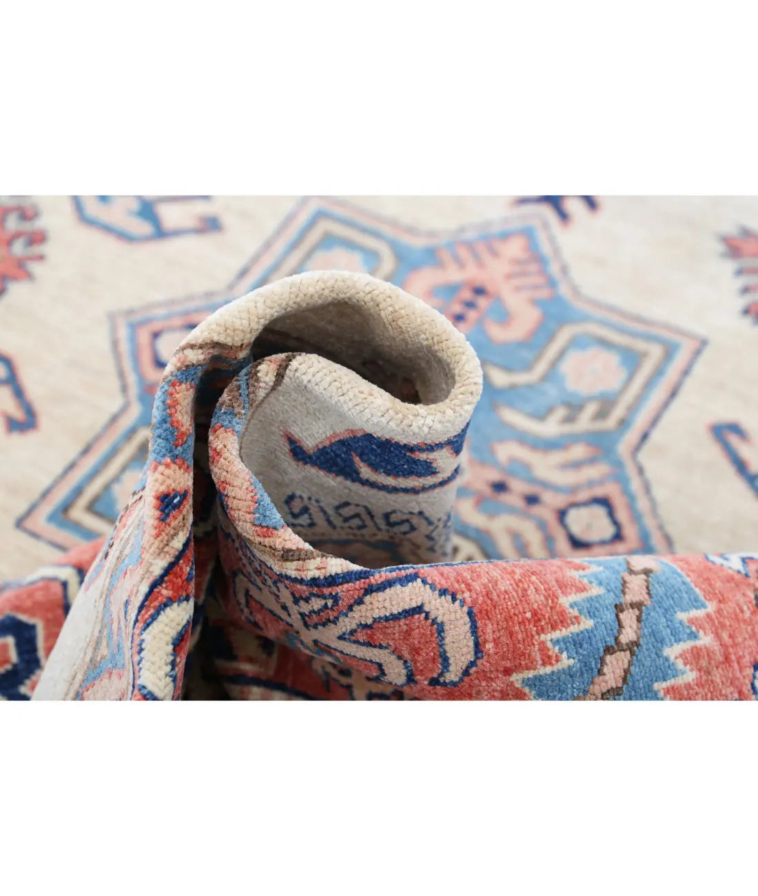 Hand Knotted Royal Kazak Wool Rug - 4'11'' x 6'9'' - Arteverk Rugs Area rug