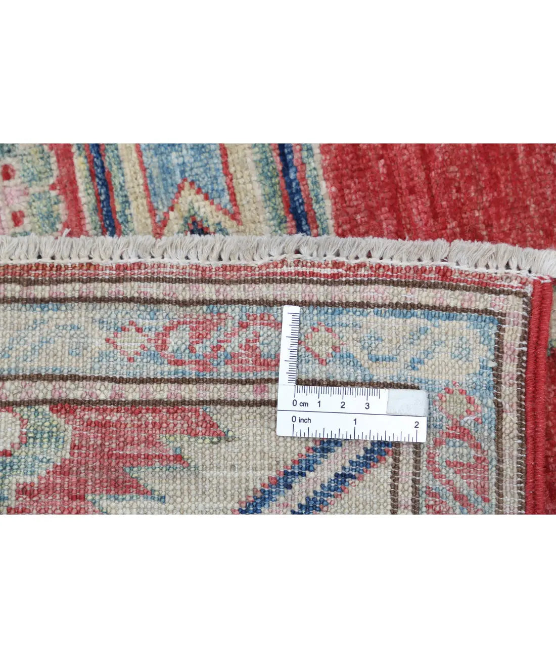 Hand Knotted Royal Kazak Wool Rug - 4'7'' x 6'9''