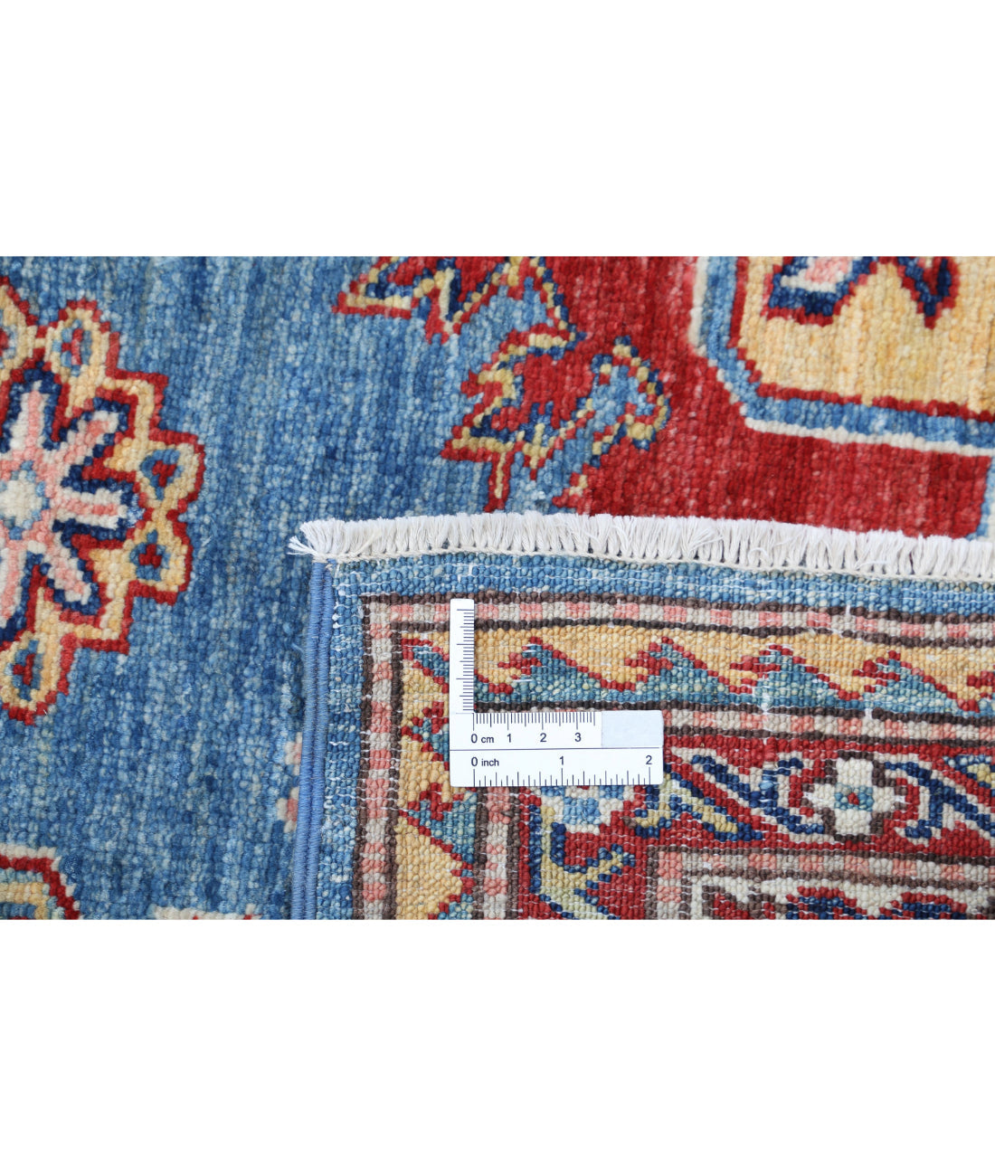 Hand Knotted Royal Kazak Wool Rug - 5'7'' x 8'1''