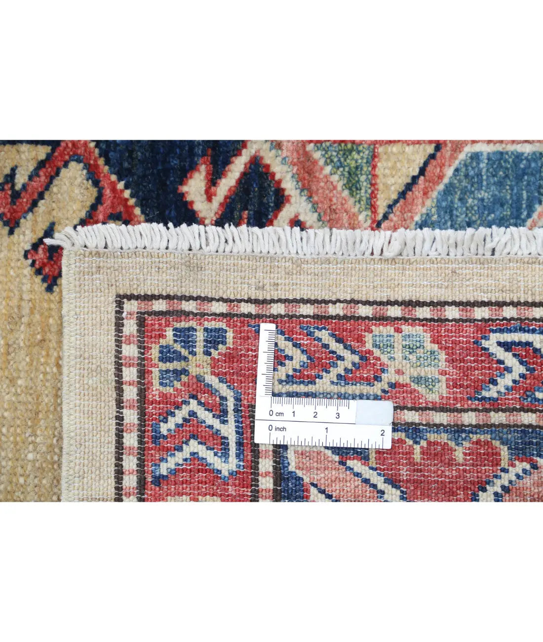 Hand Knotted Royal Kazak Wool Rug - 5'7'' x 8'4''