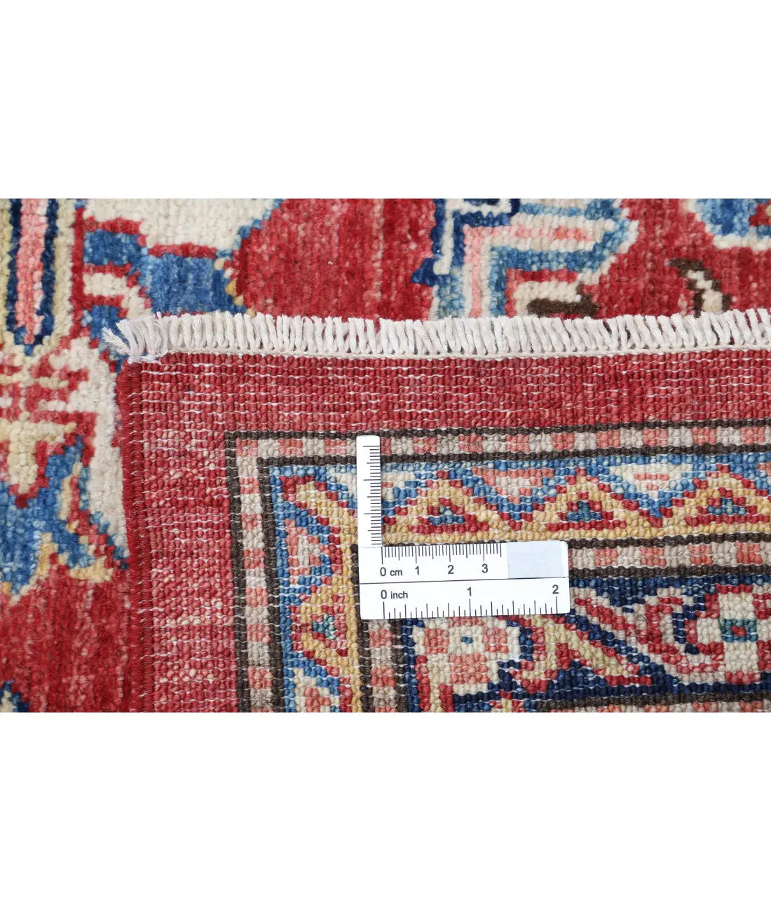 Hand Knotted Royal Kazak Wool Rug - 5'8'' x 8'3''