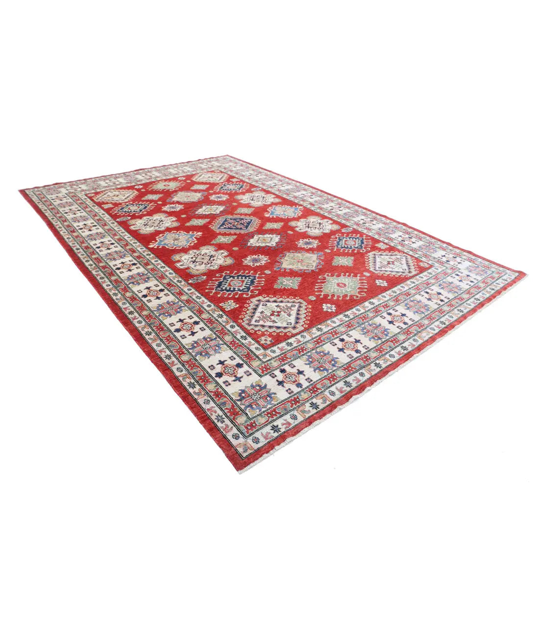 Hand Knotted Royal Kazak Wool Rug - 8'10'' x 12'10'' - Arteverk Rugs Area rug