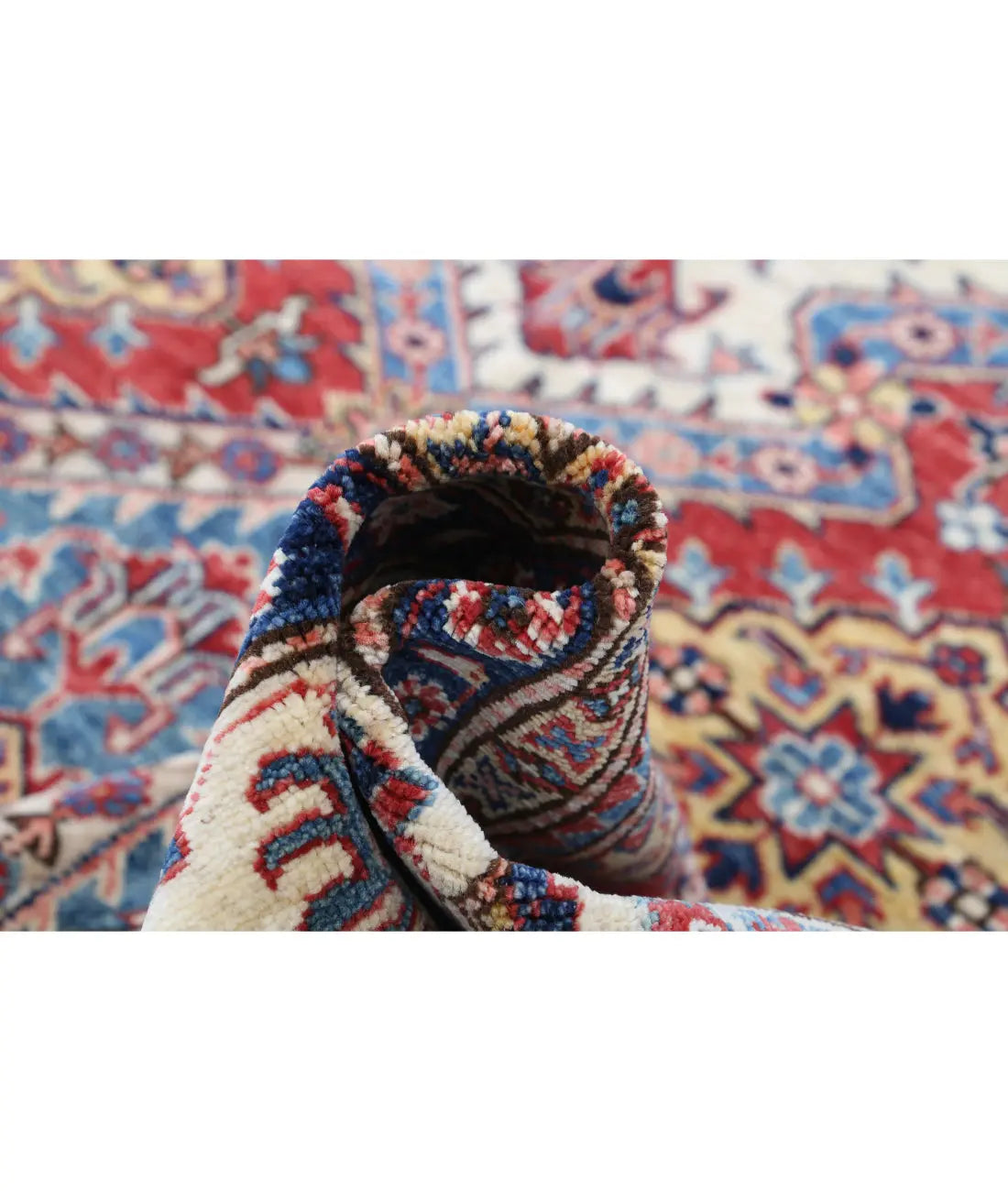 Hand Knotted Royal Kazak Wool Rug - 8'2'' x 10'8'' - Arteverk Rugs Area rug