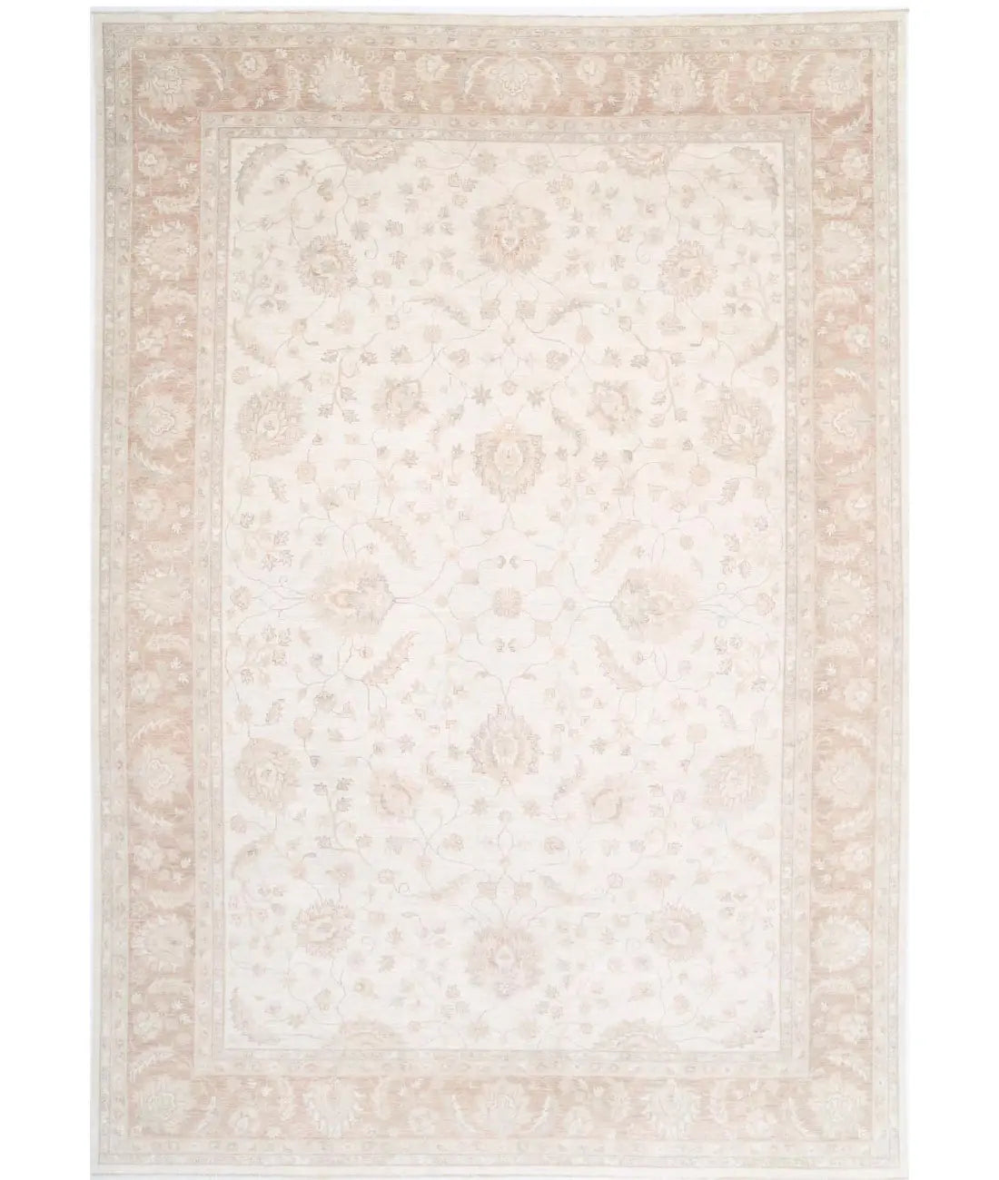 Hand Knotted Serenity Wool Rug - 12'4'' x 18'1''
