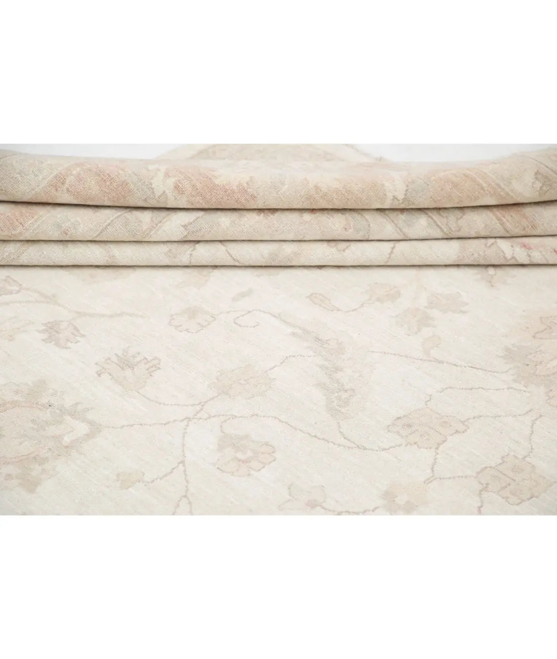 Alfombra de lana Serenity anudada a mano - 12'4'' x 18'1''