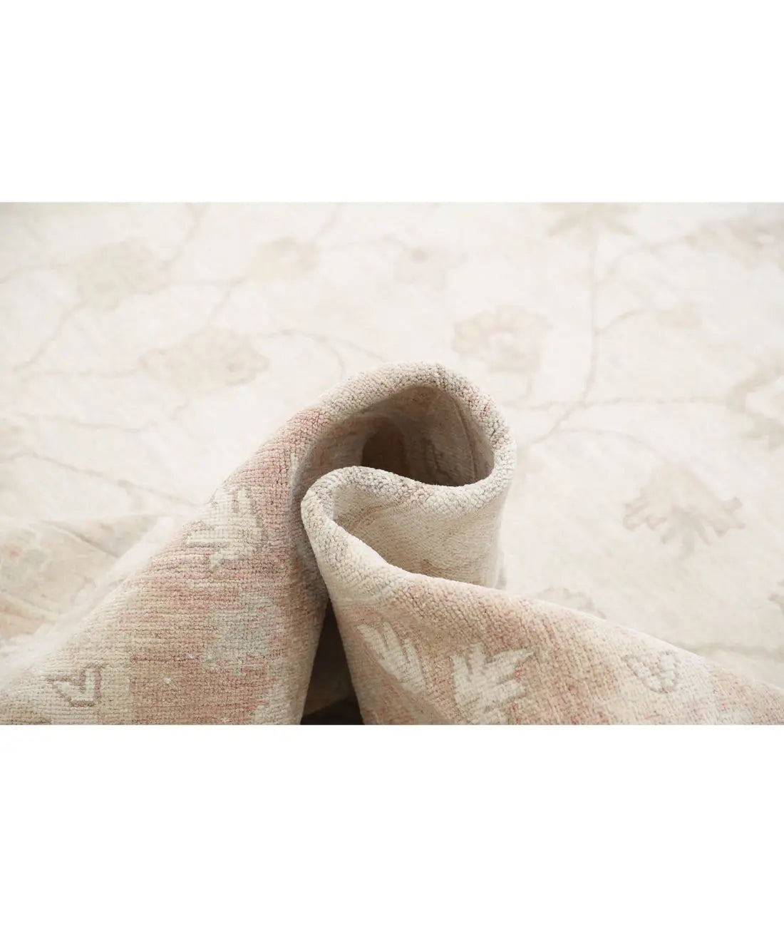 Alfombra de lana Serenity anudada a mano - 12'4'' x 18'1''