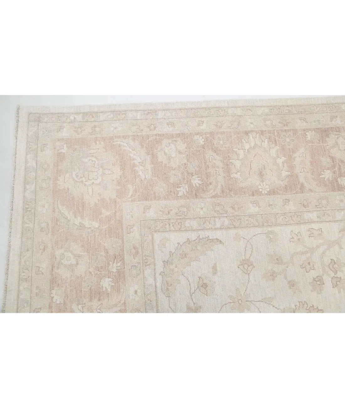 Alfombra de lana Serenity anudada a mano - 12'4'' x 18'1''