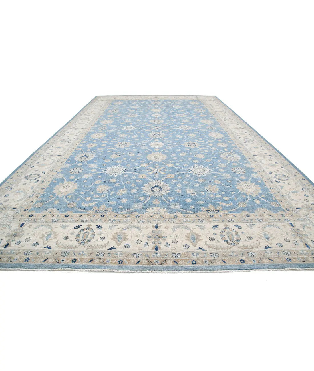Hand Knotted Serenity Wool Rug - 13'3'' x 21'9''