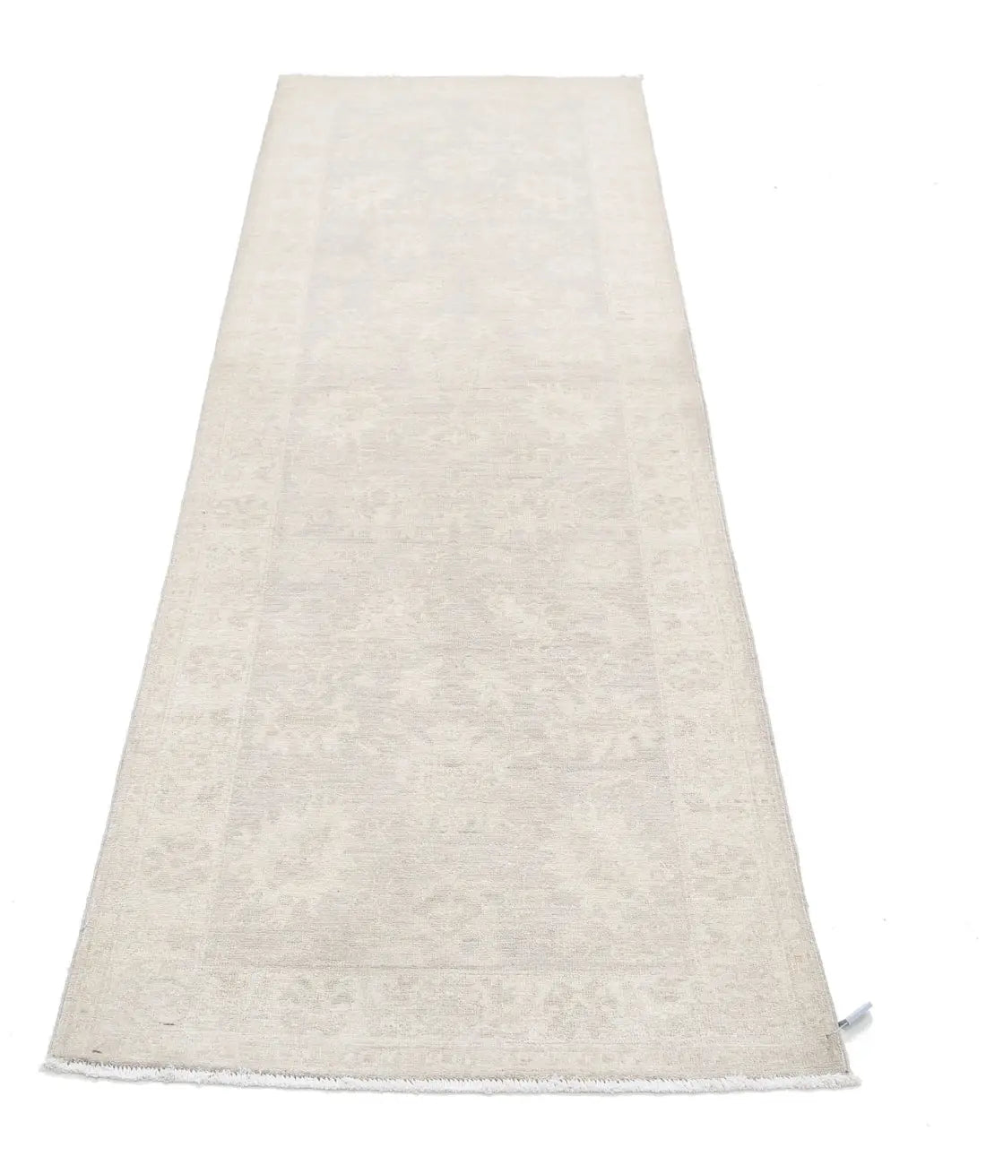 Alfombra de lana Serenity anudada a mano - 2'6'' x 7'11''