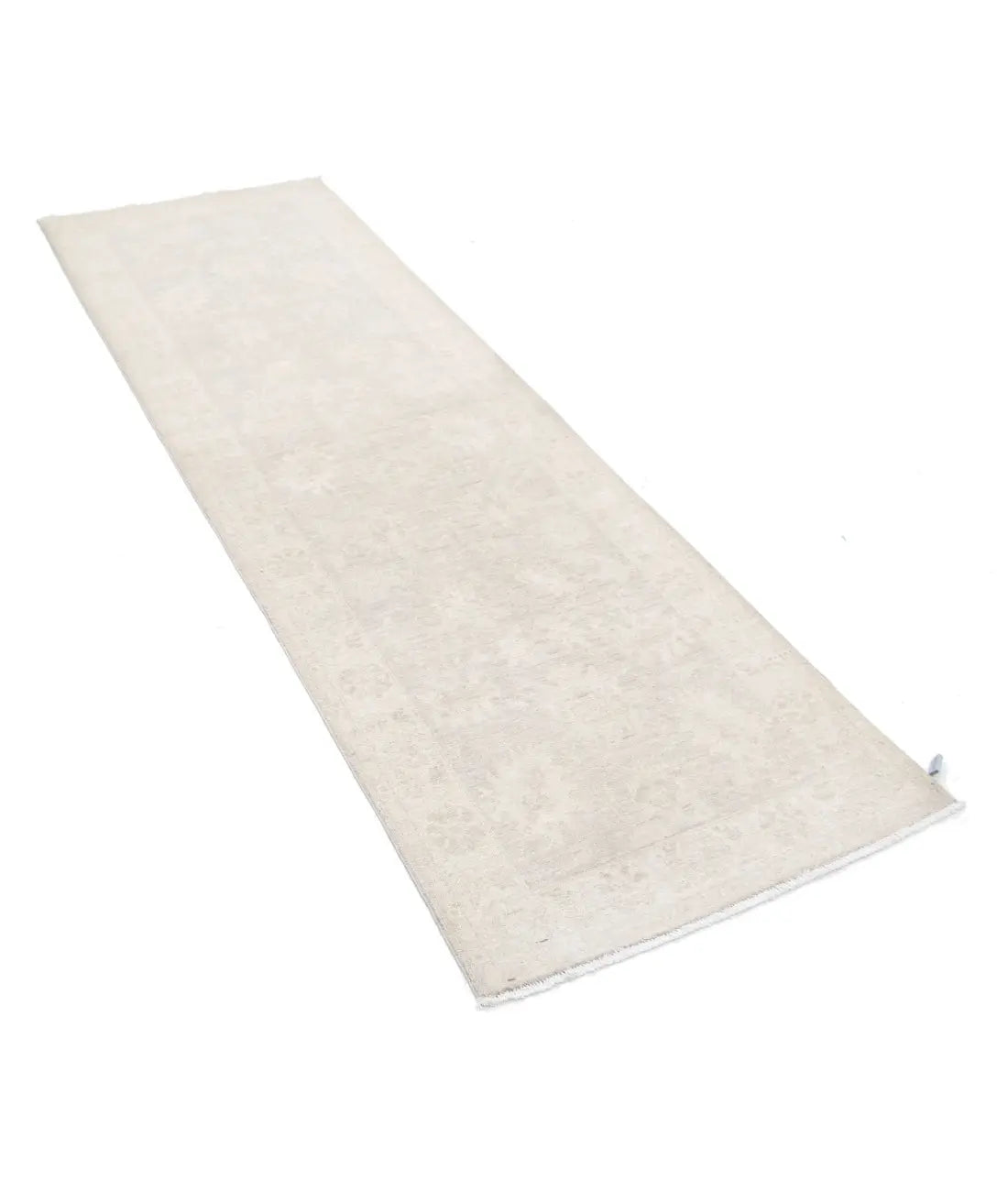 Alfombra de lana Serenity anudada a mano - 2'6'' x 7'11''