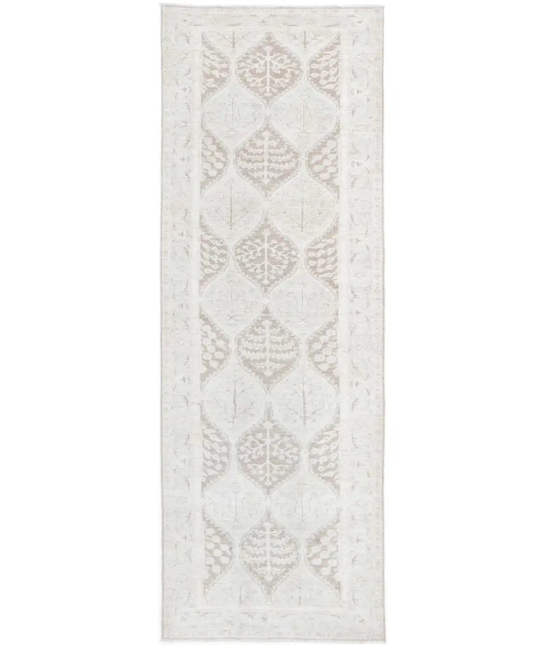 Alfombra de lana Serenity anudada a mano - 3'2'' x 10'0''